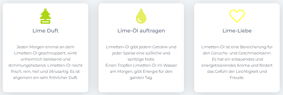 lime Öl Ätherisches Öl